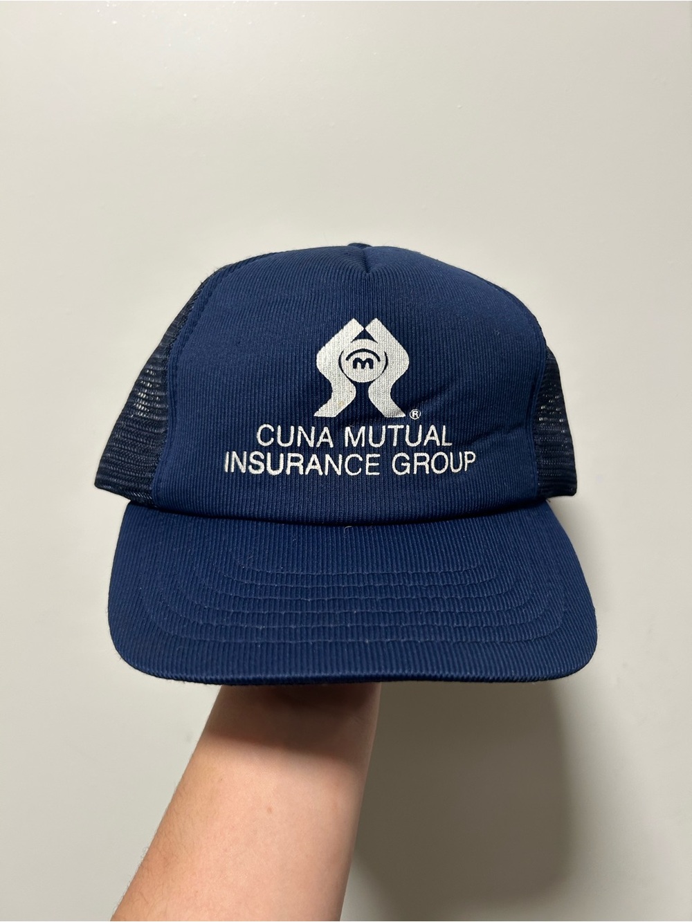 Vintage 80s CUNA Mutual Insurance corporate trucker hat